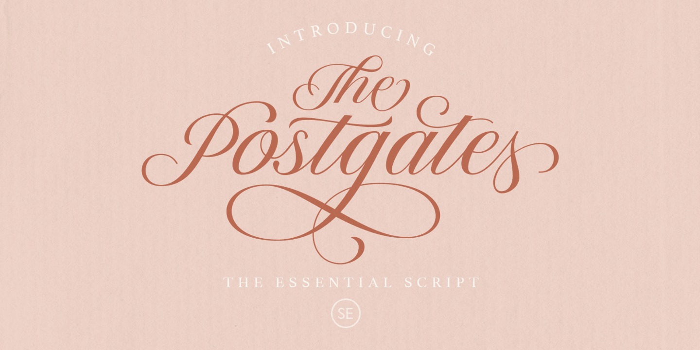 Шрифт The Postgates